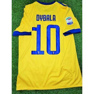 Dybala Juventus 2017 2018 Away Soccer Jersey Shirt M SKU# BQ4530